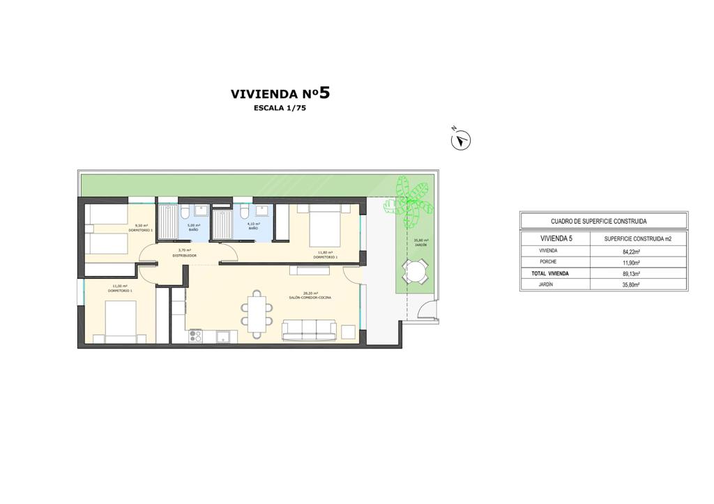 Квартира в Пилар-де-ла-Орададе, 96 м², 290 000 €, фото 10, объявление 40554816