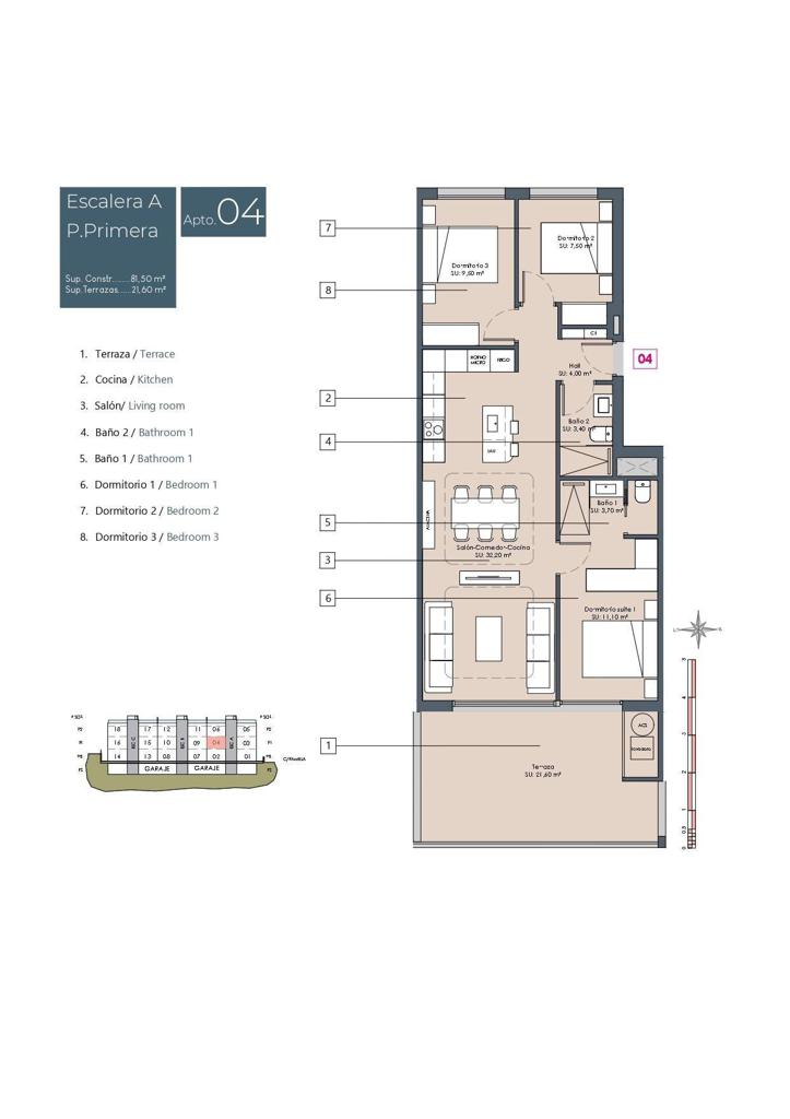 Квартира в Бенихофаре, 103 м², 290 000 €, фото 9, объявление 42928416