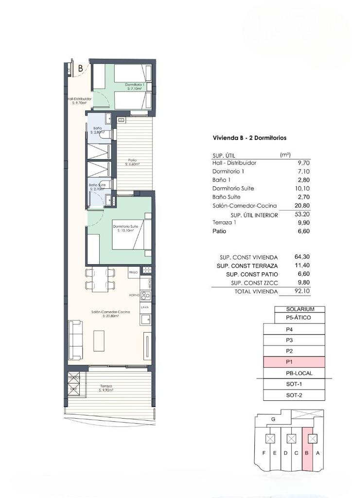 Квартира в Торревьехе, 85 м², 299 000 €, фото 3, объявление 44793856