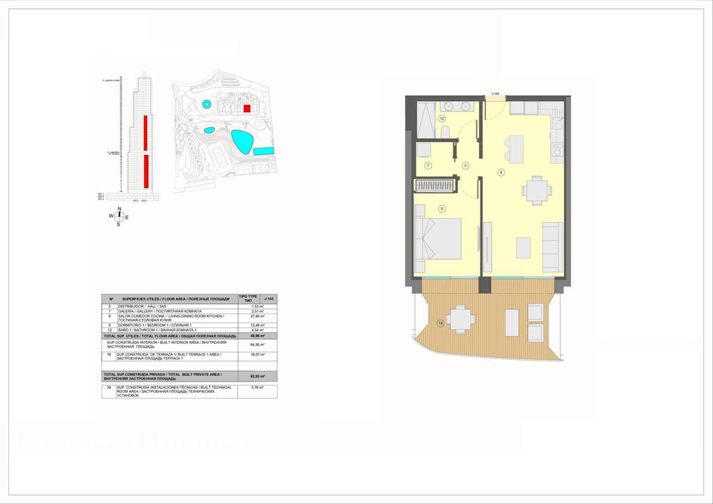 Квартира в Бенидорме, 64 м², 622 000 €, фото 10, объявление 40747616