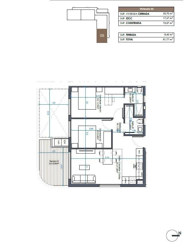 Квартира в Гвардамар-дель-Сегура, 73 м², 302 000 €, фото 1, объявление 36759536