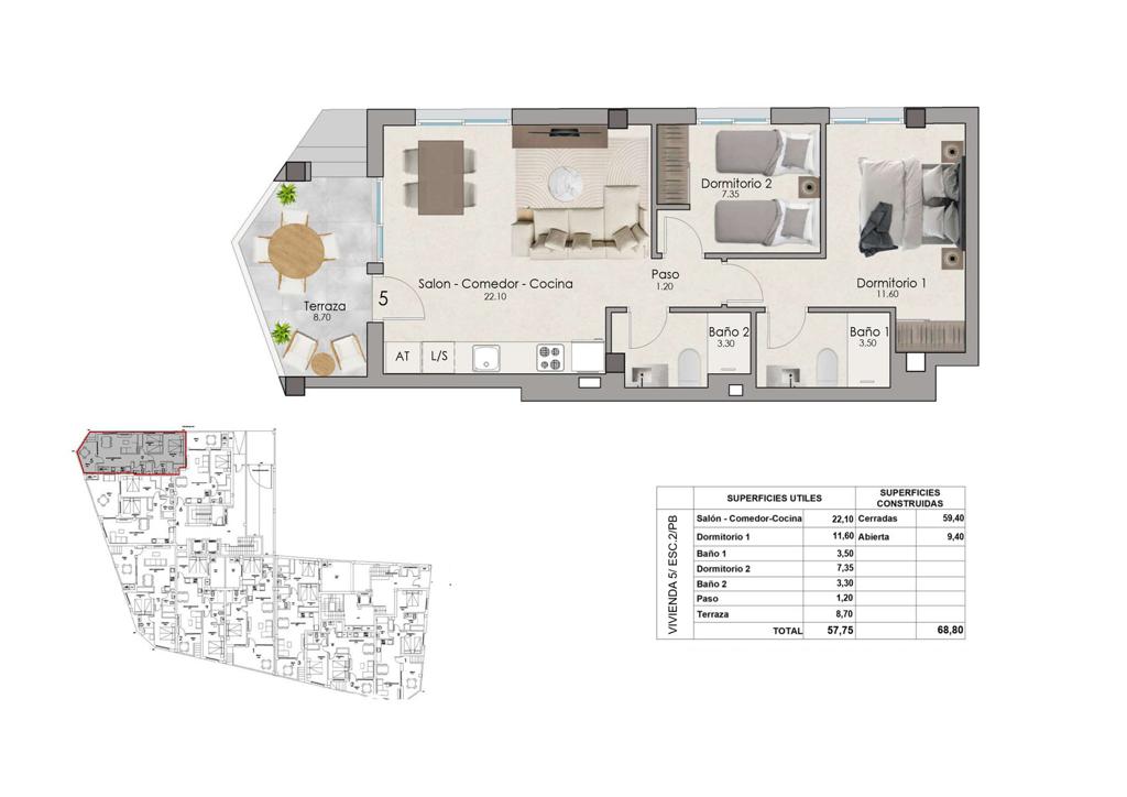 Квартира в Санта-Поле, 76 м², 235 000 €, фото 10, объявление 48924416