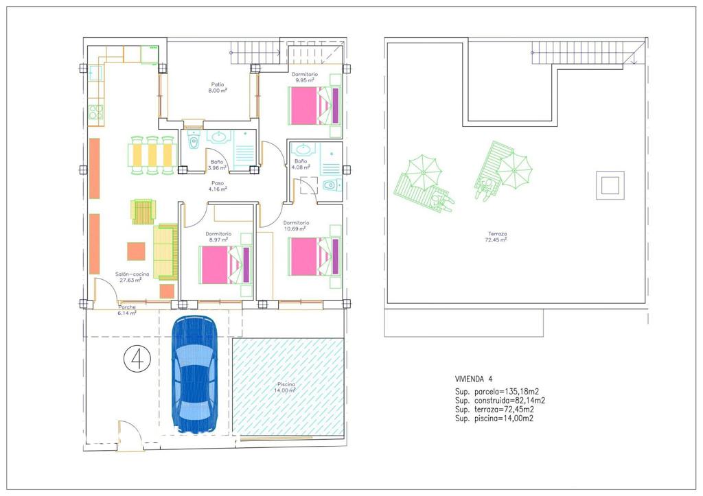 Вилла в Аликанте, 154 м², 290 000 €, фото 10, объявление 61283616