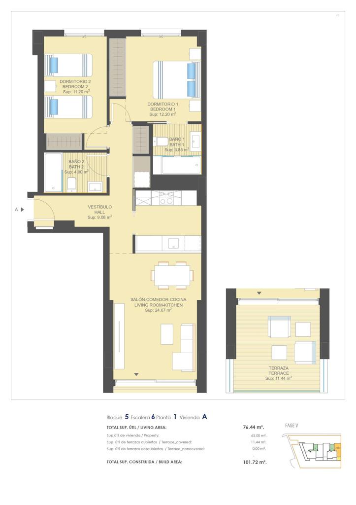 Квартира в Торревьехе, 102 м², 235 000 €, фото 10, объявление 29183456