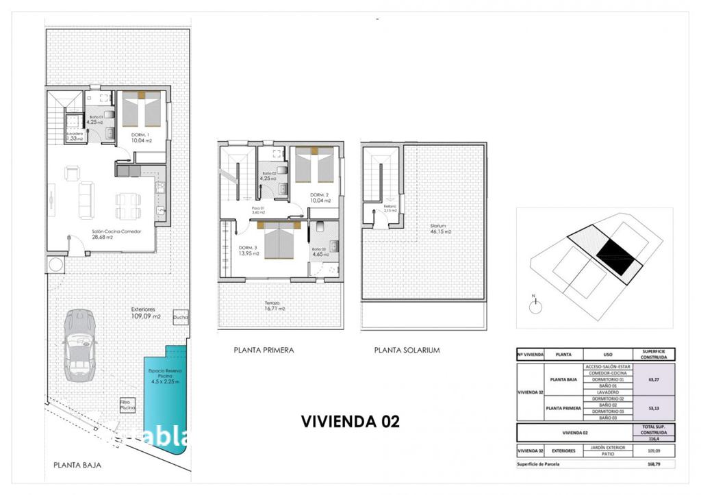 Вилла в Пилар-де-ла-Орададе, 116 м², 425 000 €, фото 1, объявление 45167536