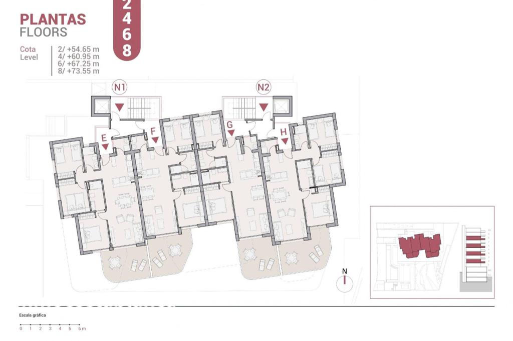 Квартира в Кальпе, 70 м², 410 000 €, фото 3, объявление 25159536