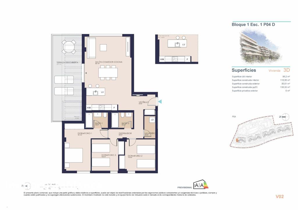 Квартира в Дении, 110 м², 505 000 €, фото 2, объявление 10039536