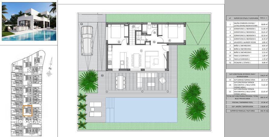 Коттедж в Финестрате, 231 м², 710 000 €, фото 7, объявление 54797936