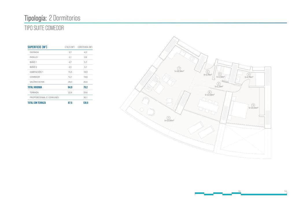 Квартира в Бенидорме, 79 м², 1 108 000 €, фото 2, объявление 49159536