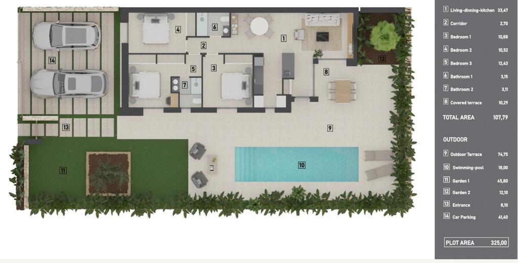 Коттедж в Финестрате, 107 м², 495 000 €, фото 6, объявление 57916256