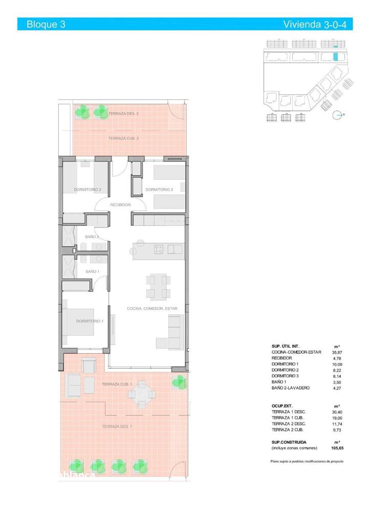 Квартира в Гвардамар-дель-Сегура, 106 м², 340 000 €, фото 3, объявление 55159536
