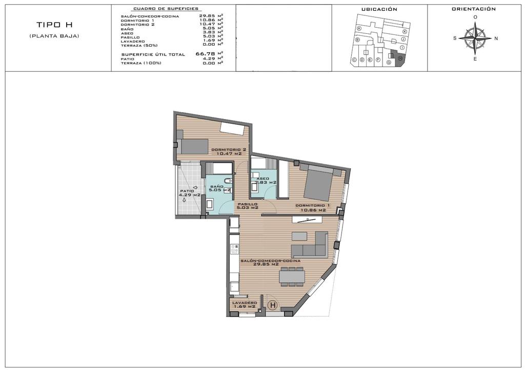 Квартира в Альгорфе, 65 м², 164 000 €, фото 9, объявление 35807536