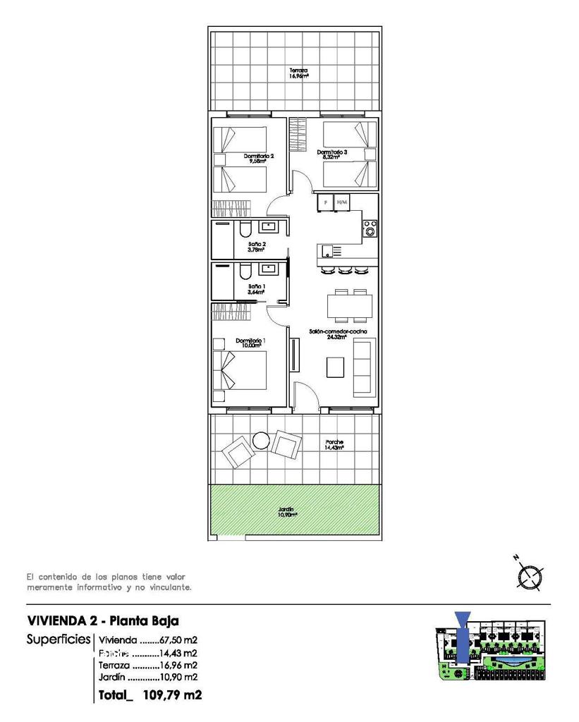 Коттедж в Пилар-де-ла-Орададе, 67 м², 270 000 €, фото 2, объявление 15887536