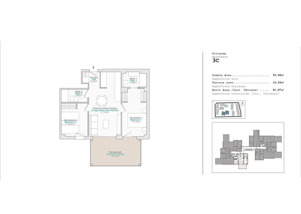 Квартира в Дении, 71 м², 267 000 €, фото 1, объявление 32991456