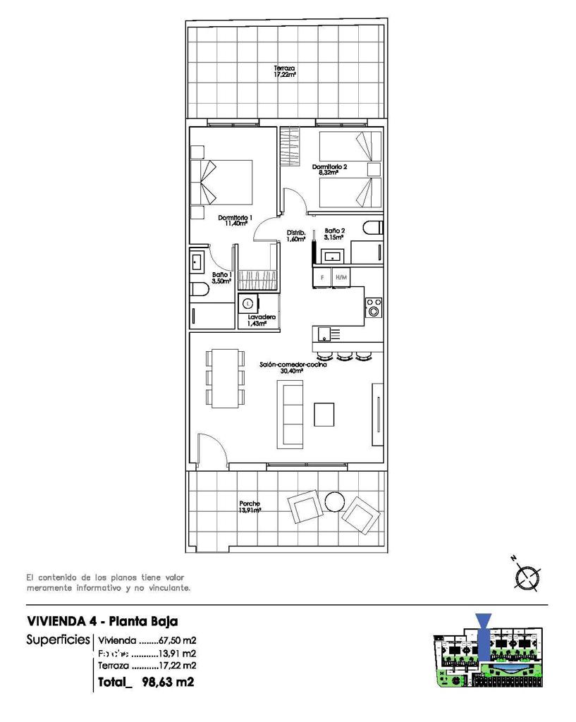 Коттедж в Пилар-де-ла-Орададе, 67 м², 255 000 €, фото 2, объявление 7887536