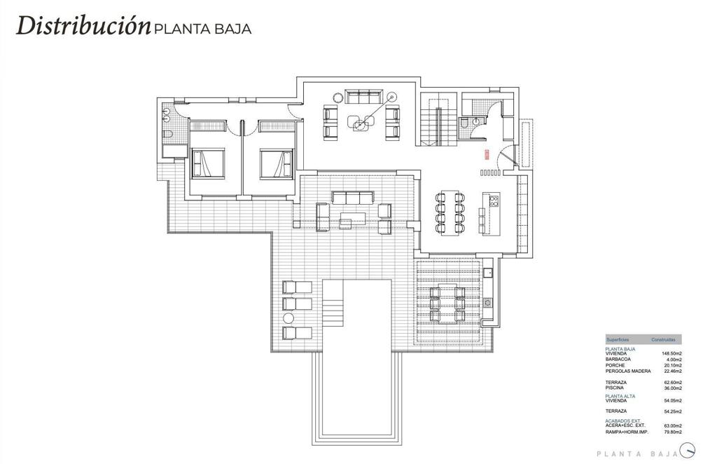 Вилла в Бенисе, 227 м², 1 750 000 €, фото 9, объявление 55073216