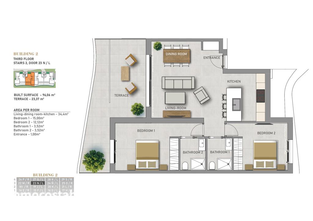 Квартира в Гвардамар-дель-Сегура, 96 м², 319 000 €, фото 10, объявление 29810816