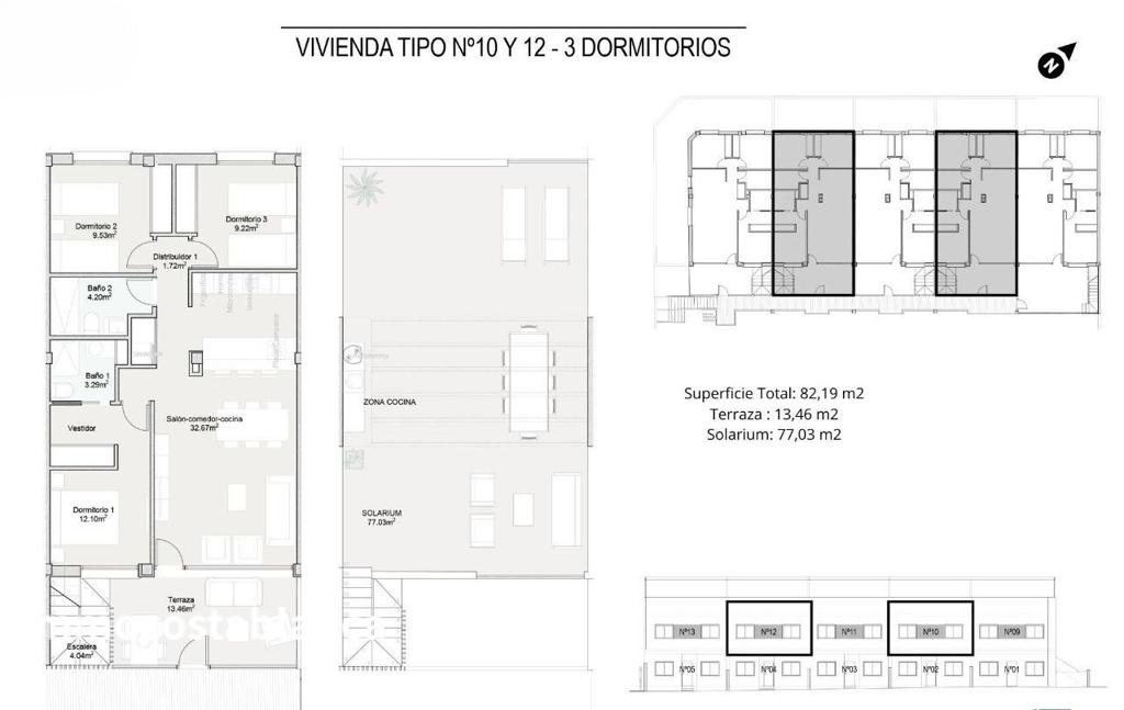 Коттедж в Пилар-де-ла-Орададе, 82 м², 266 000 €, фото 10, объявление 7495456