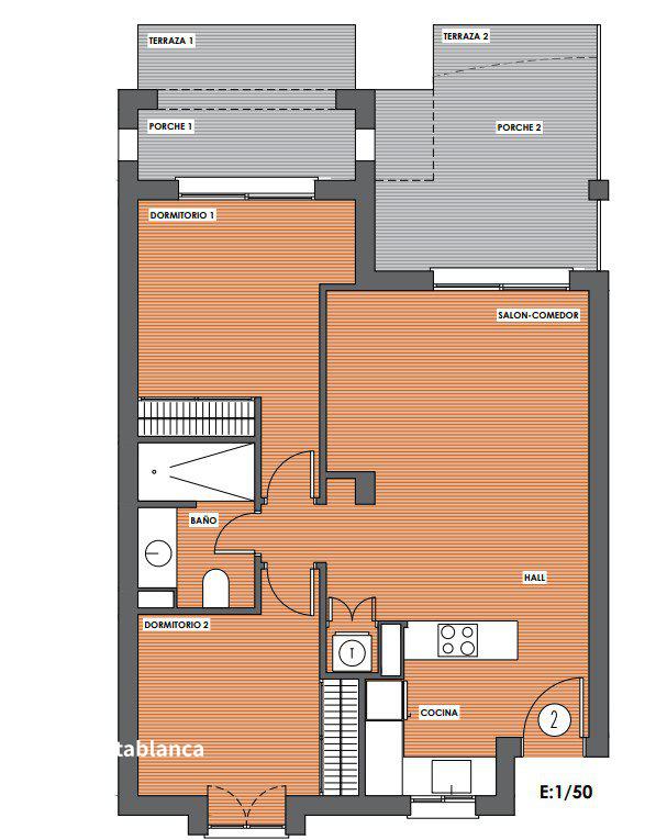 Квартира в Дении, 88 м², 302 000 €, фото 7, объявление 70341056