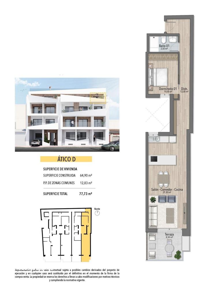 Квартира в Торревьехе, 74 м², 350 000 €, фото 9, объявление 40695536