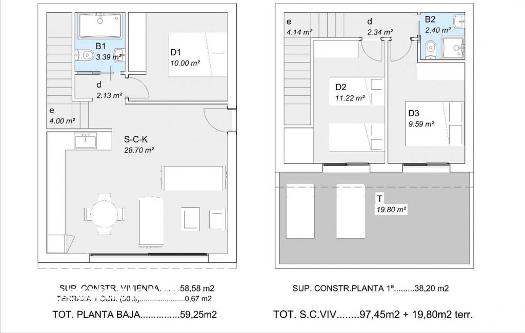 Вилла в Деэса де Кампоамор, 117 м², 350 000 €, фото 10, объявление 54695456