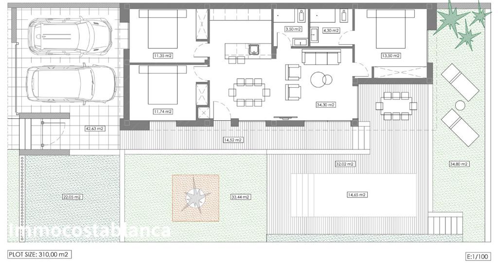 Коттедж в Финестрате, 100 м², 479 000 €, фото 3, объявление 31516256