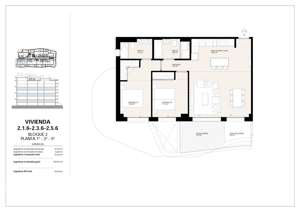 Квартира в Вильяхойосе, 95 м², 441 000 €, фото 10, объявление 35634816