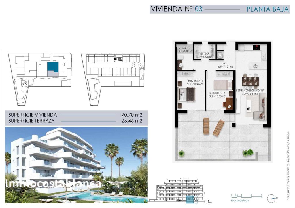 Квартира в Пилар-де-ла-Орададе, 70 м², 410 000 €, фото 2, объявление 39735536