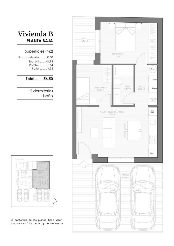 Квартира в Бенехусар, 56 м², 131 000 €, фото 7, объявление 73145216