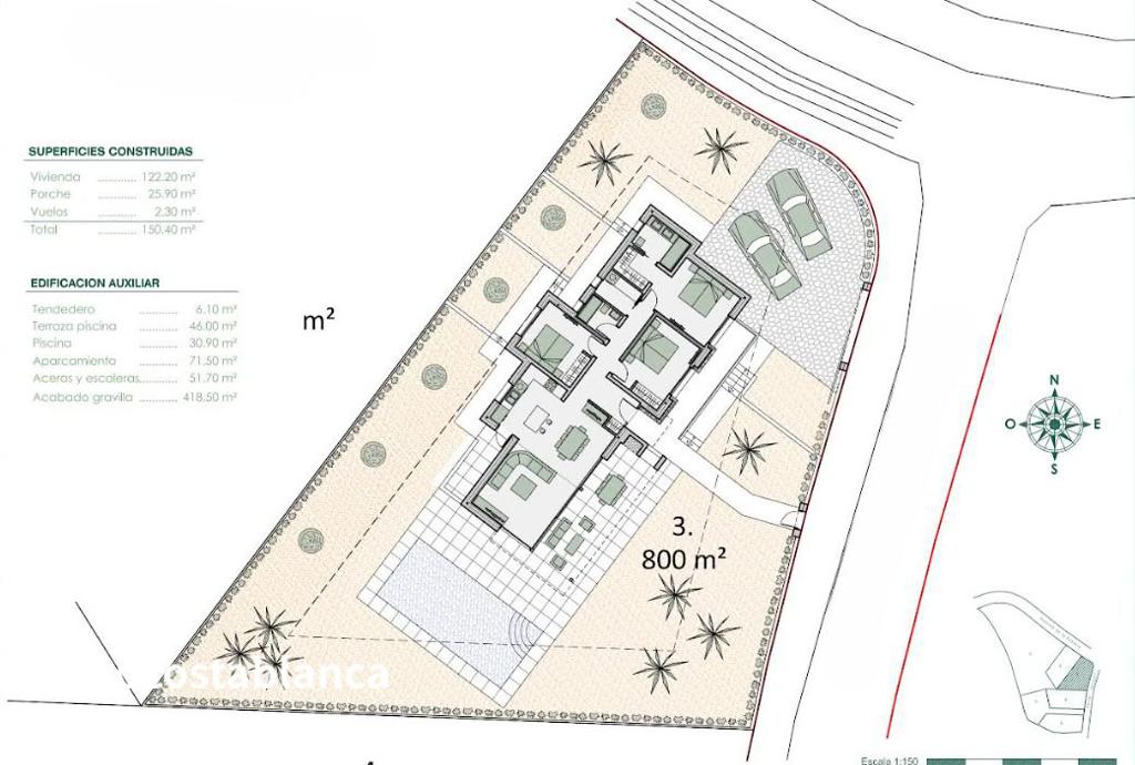 Коттедж в Бенисе, 150 м², 925 000 €, фото 1, объявление 61590656