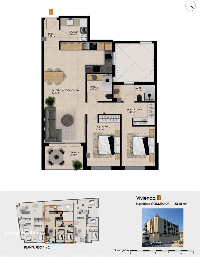 Квартира в Катрале, 84 м², 213 000 €, фото 7, объявление 5745216