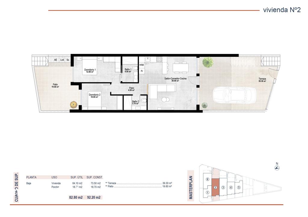 Квартира в Пилар-де-ла-Орададе, 103 м², 239 000 €, фото 10, объявление 76130816
