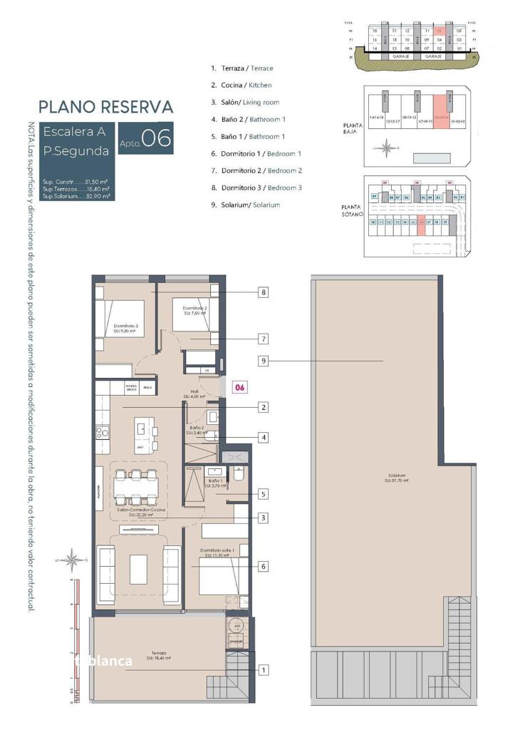 Квартира в Сьюдад-Кесада, 81 м², 400 000 €, фото 9, объявление 49816416