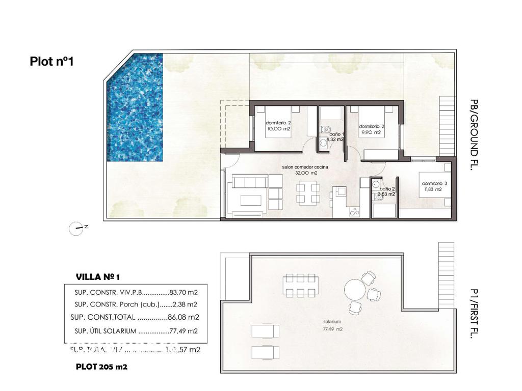 Вилла в Пилар-де-ла-Орададе, 83 м², 480 000 €, фото 6, объявление 6472416